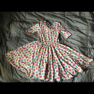 Dot Dot Smile strawberry ballerina dress